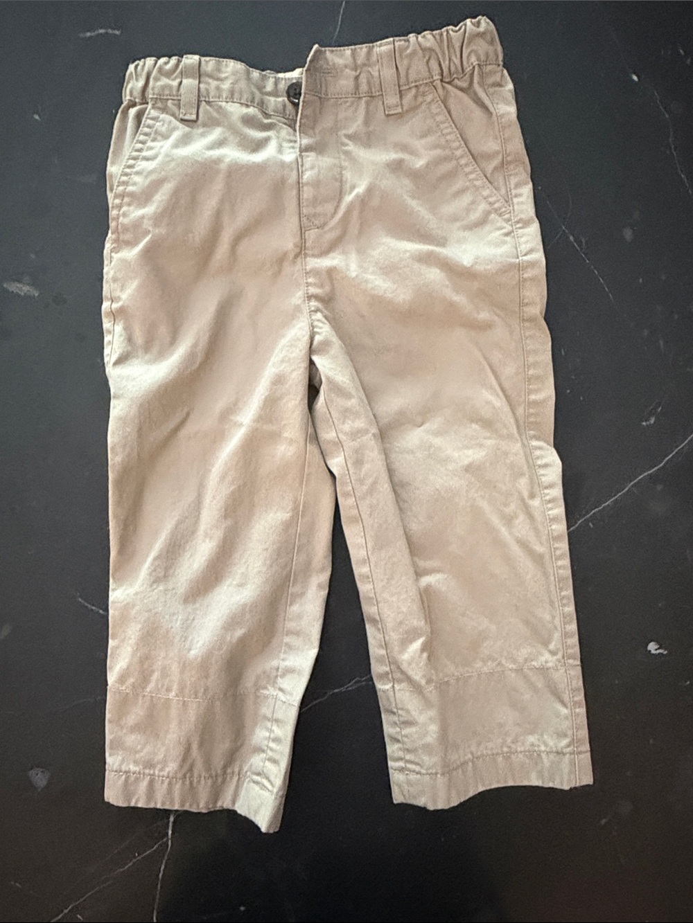 Burberry Khaki Elastic-Waist Kids Pants